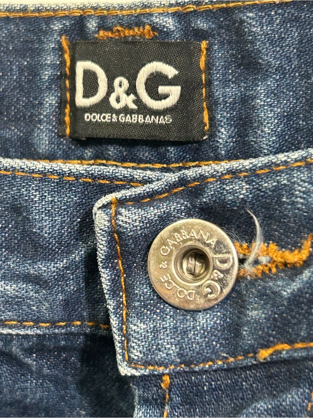 D&G Dolce & Gabbana Men’s Straight Jeans NWT Blue Denim Ittierre Italy - Picture 6 of 13